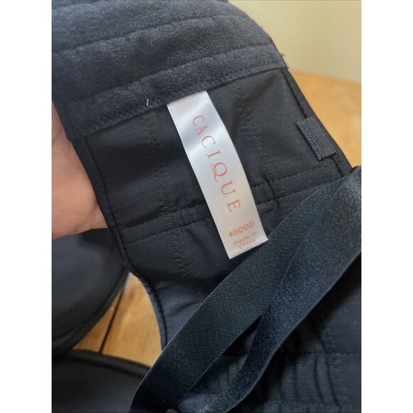 Cacique Womens STRAPLESS MULTIWAY BRA 40DDD Black Light Lined Smooth Wire NWT - Picture 6 of 6